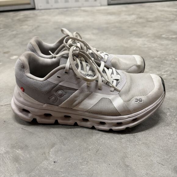 On Cloudrunner Womens Running Shoes White/Frost US 7.5 - Picture 4 of 9